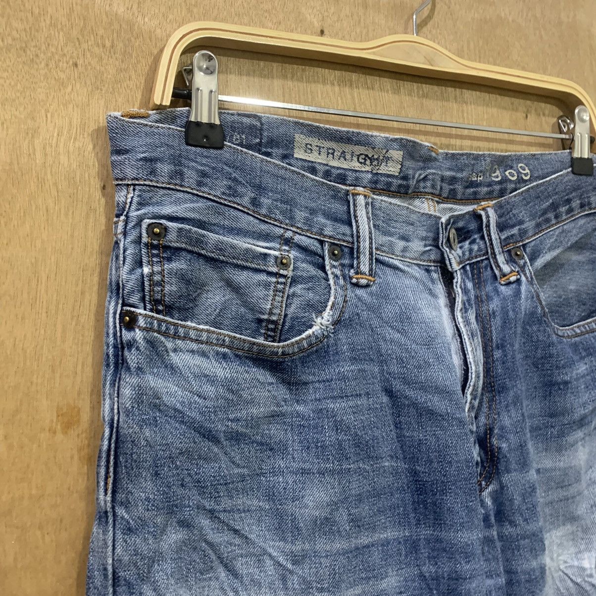 Gap × Japanese Brand GAP Vtg 1969 Stonewash Straight Cut Distressed Denim Jeans Size US 33 - 6 Thumbnail