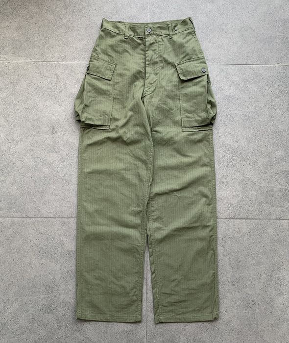 Vintage US Army WW2 P44 2nd Pattern HBT Cargo Military Pants - 1940s ...