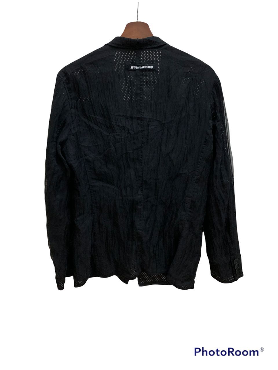 Jean Paul Gaultier Mesh Net Black Avantgarde Size US M / EU 48-50 / 2 - 4 Thumbnail