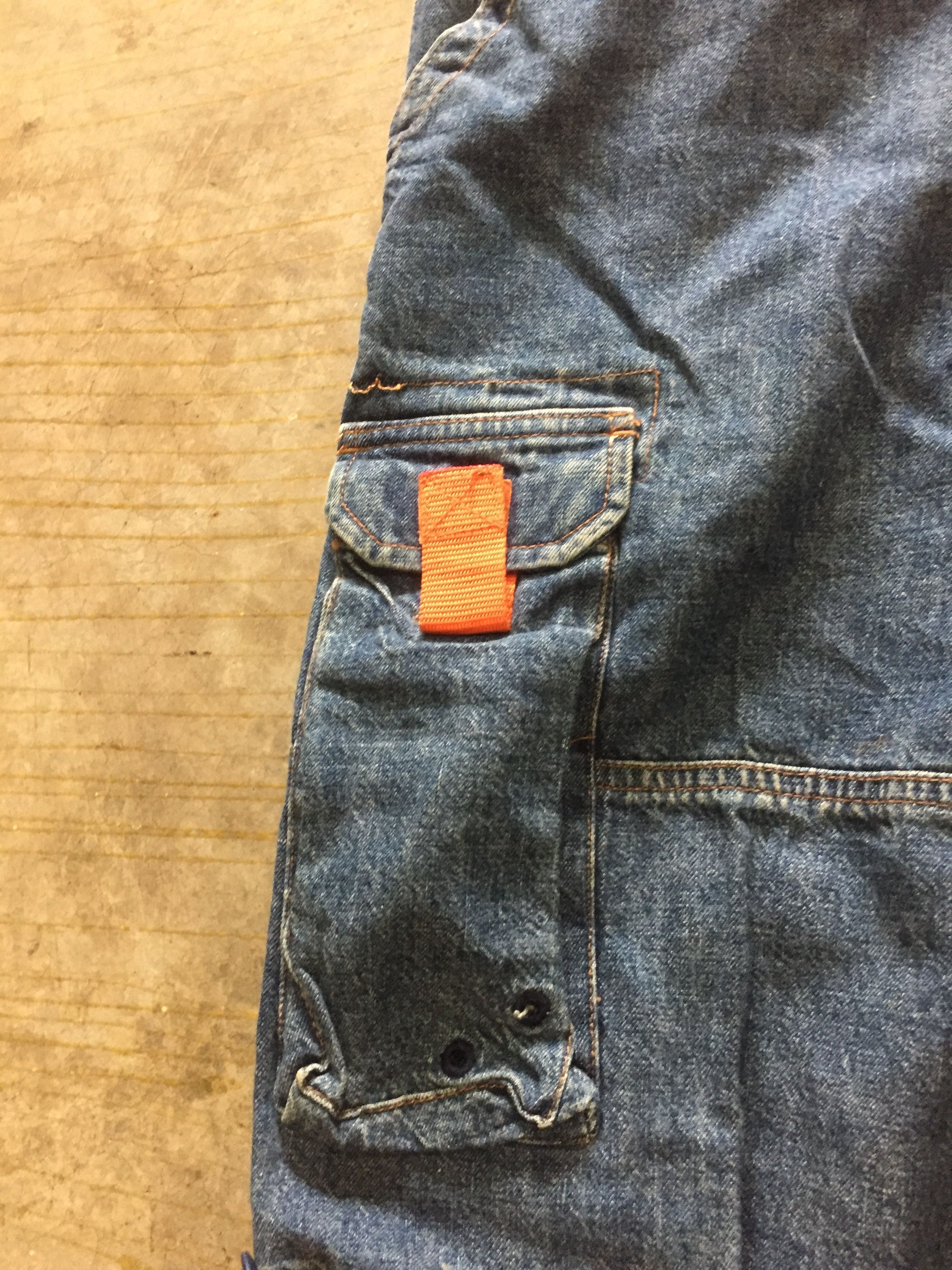JNCO Vtg Oshkosh orange stripe muntipocket cargos pants Size US 30 / EU 46 - 6 Thumbnail
