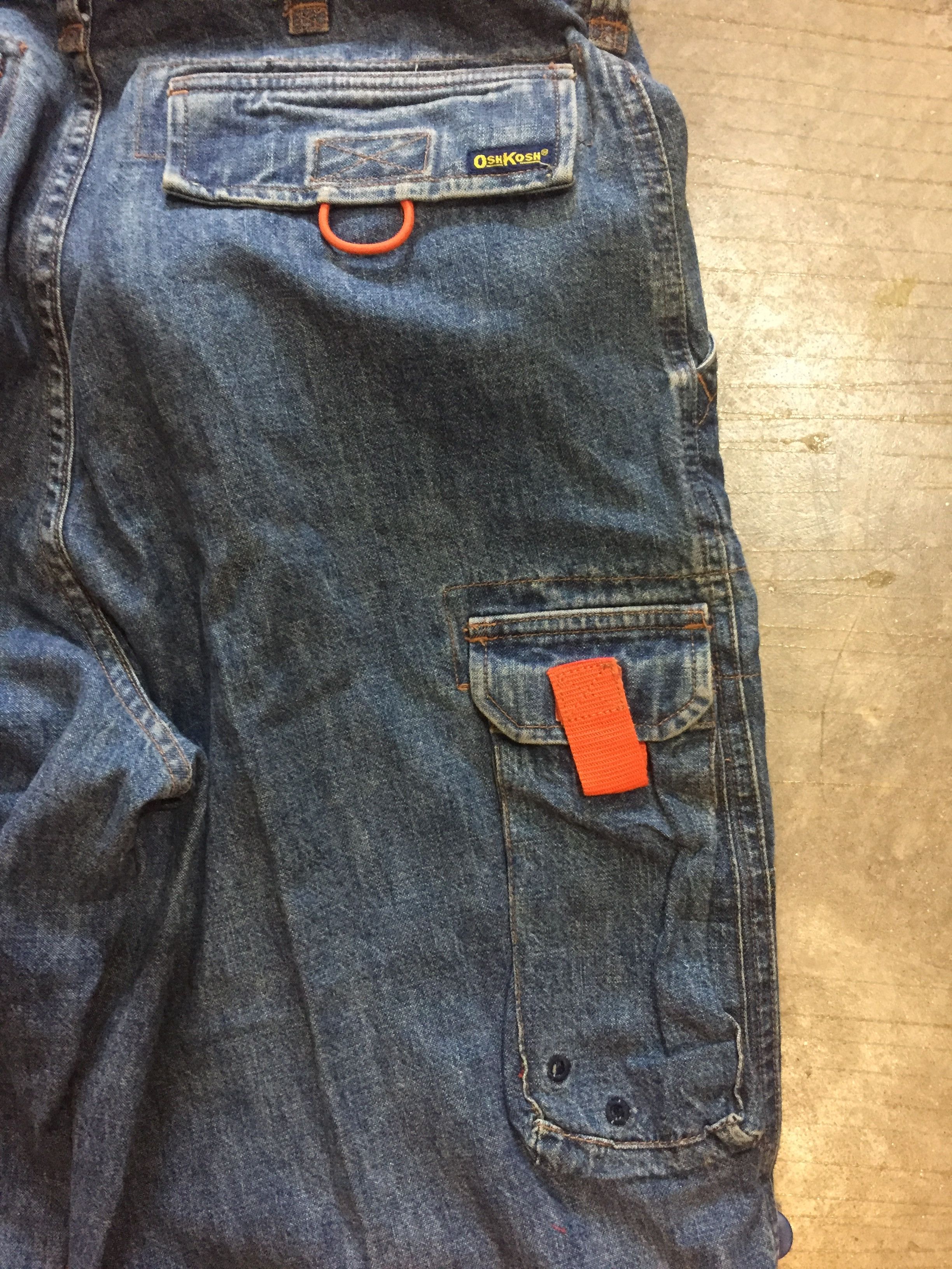 JNCO Vtg Oshkosh orange stripe muntipocket cargos pants Size US 30 / EU 46 - 8 Thumbnail