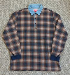 Supreme Plaid Rugby Shirt | Grailed