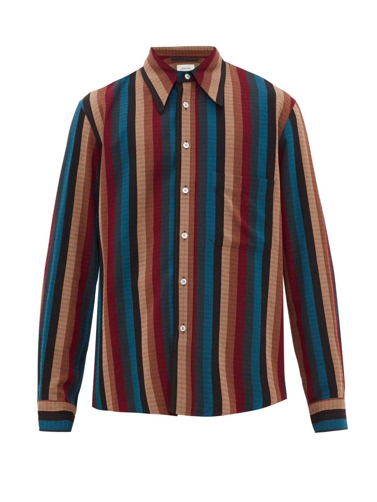 Lemaire striped twill shirt