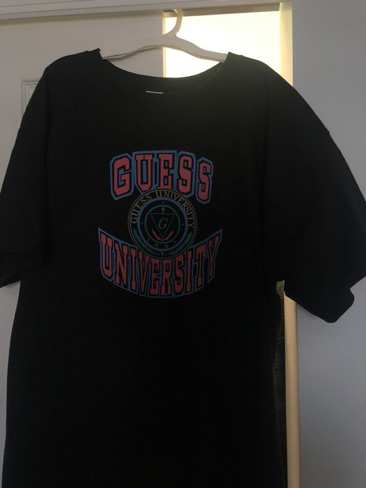 Guess shop university shirt