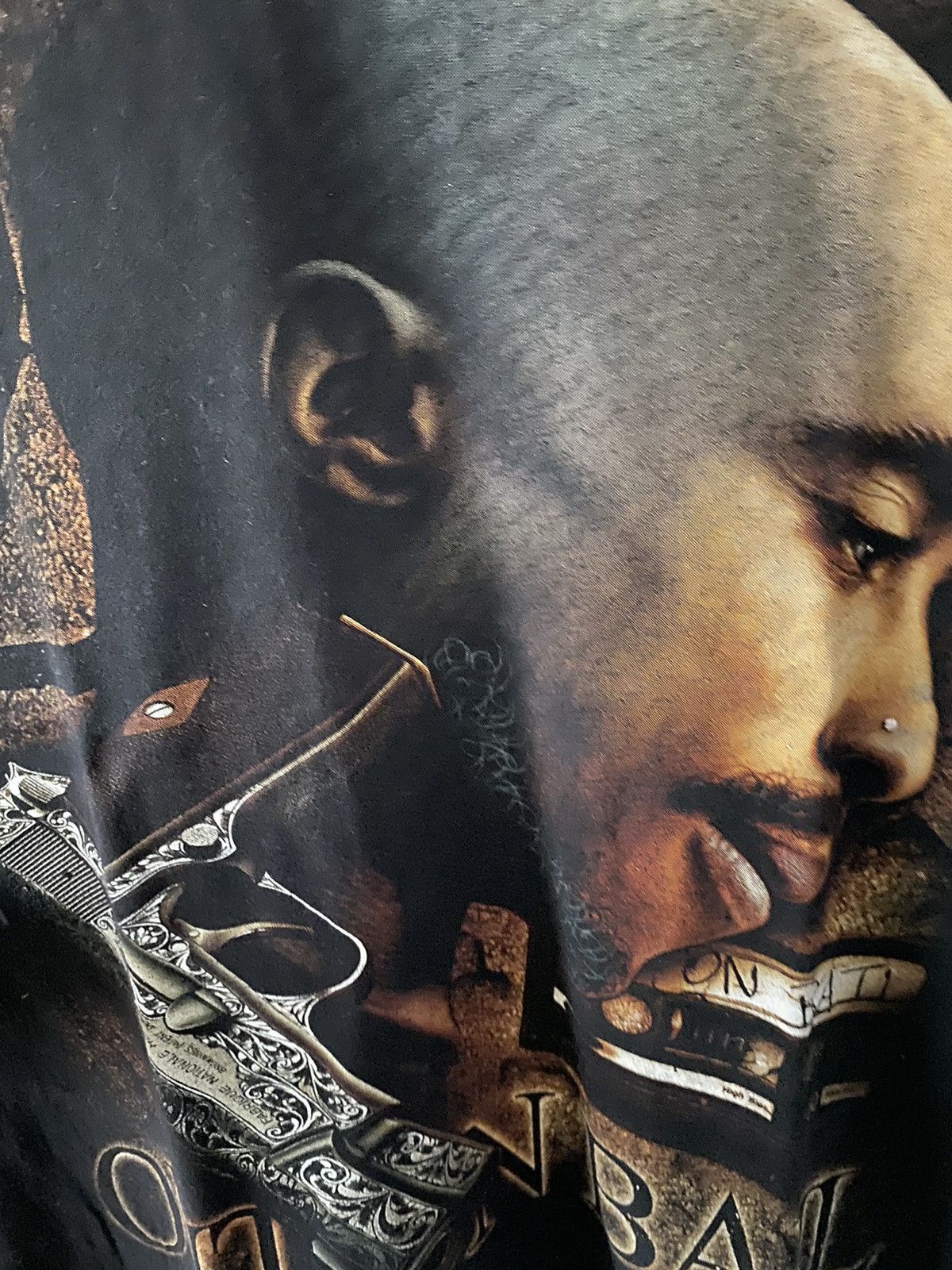 Band Tees × Rap Tees × Vintage Tupac 2pac 00s Vintage Out On Bail Rap Band Tour Rock Size US L / EU 52-54 / 3 - 6 Thumbnail