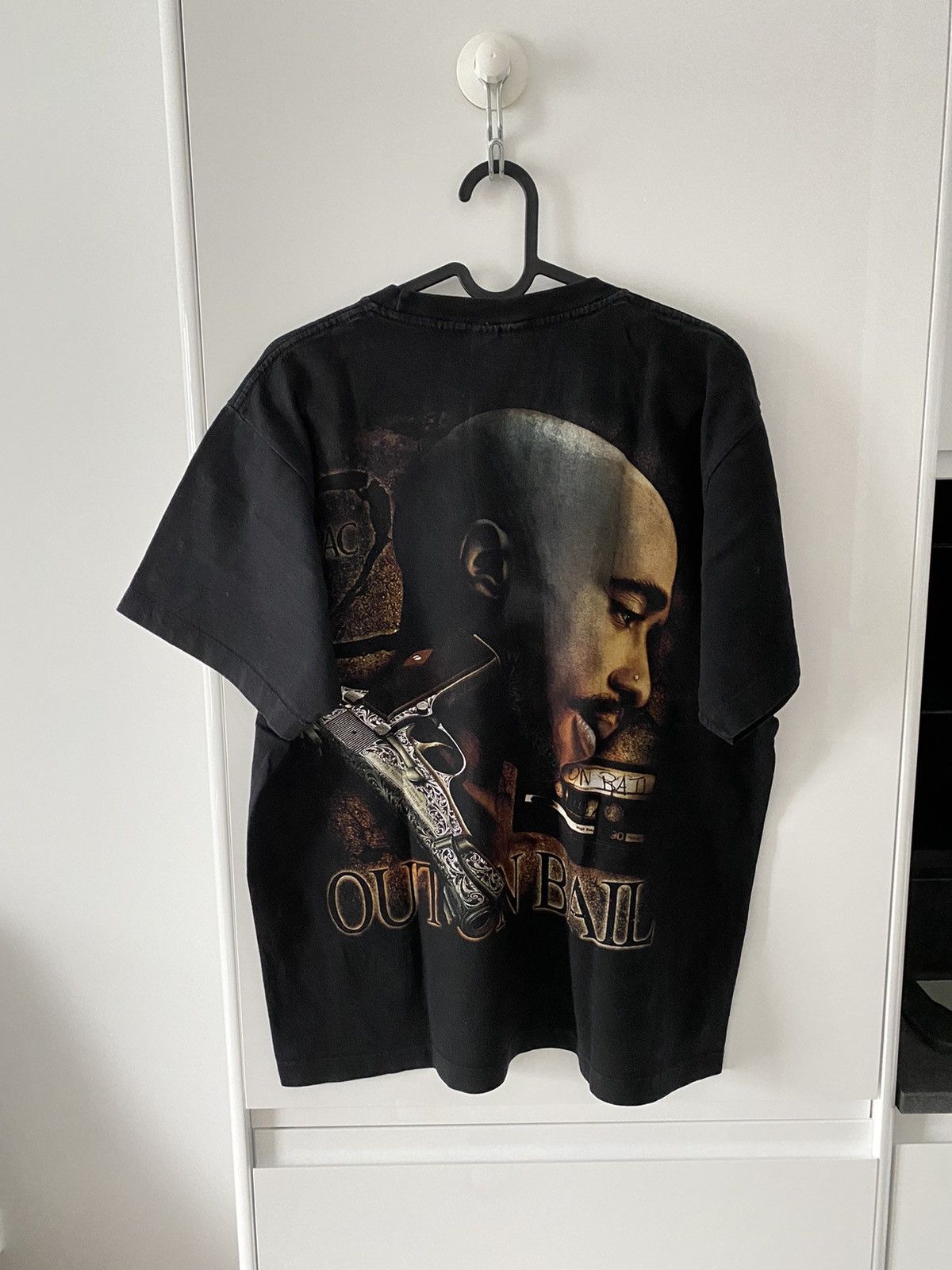 Band Tees × Rap Tees × Vintage Tupac 2pac 00s Vintage Out On Bail Rap Band Tour Rock Size US L / EU 52-54 / 3 - 10 Thumbnail
