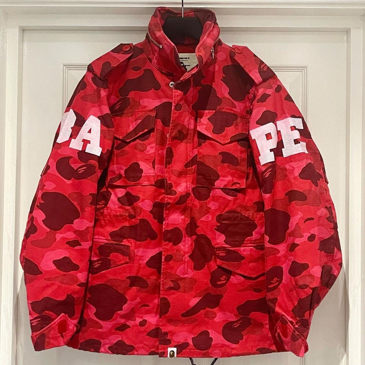 BAPE x Mitchell & Ness Yankees Jacket Blue Men's - FW19 - US