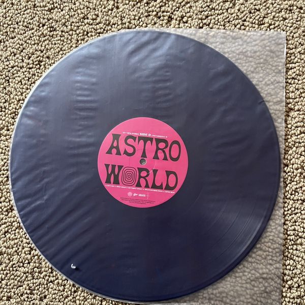 Travis Scott RARE Travis Scott Astroworld vinyl PURPLE | Grailed