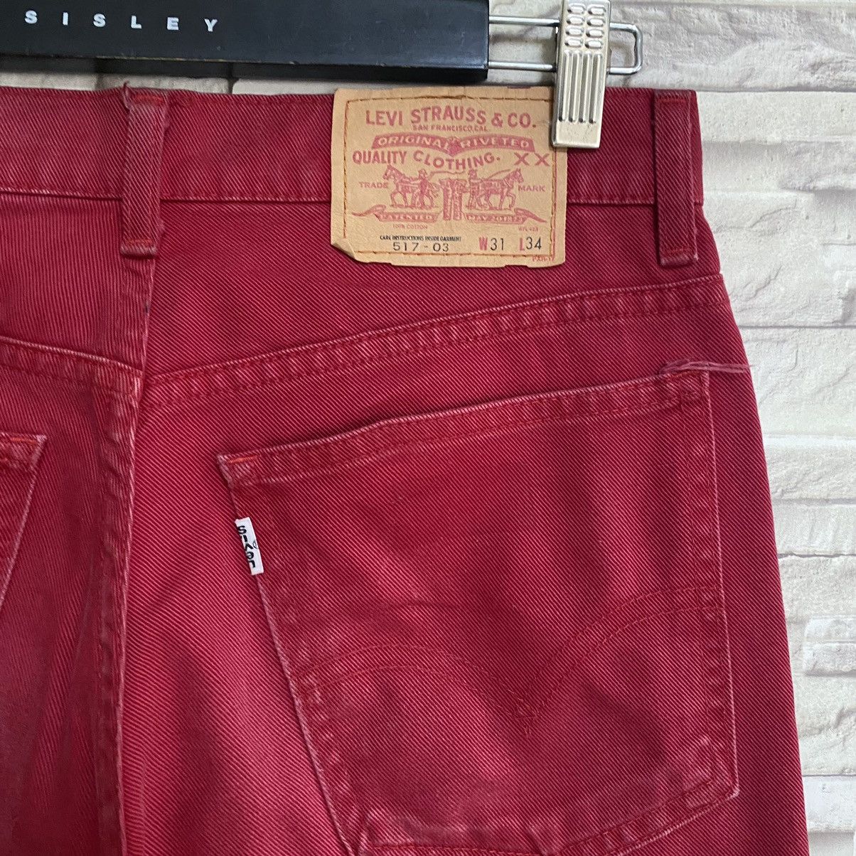 Levi's Vintage Levis 517 Flare Jeans Hedi Slimane 30x29 Size US 30 / EU 46 - 12 Thumbnail