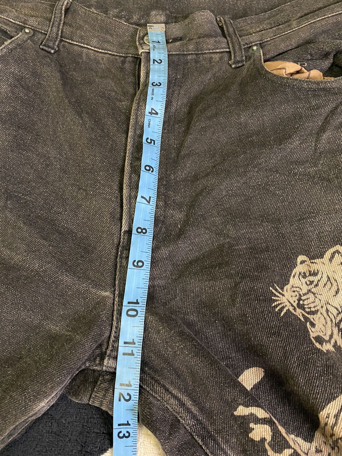 Japanese Brand × PPFM × Vintage Jeans PPFM Tiger motif Rare 📸 Size US 32 / EU 48 - 6 Thumbnail