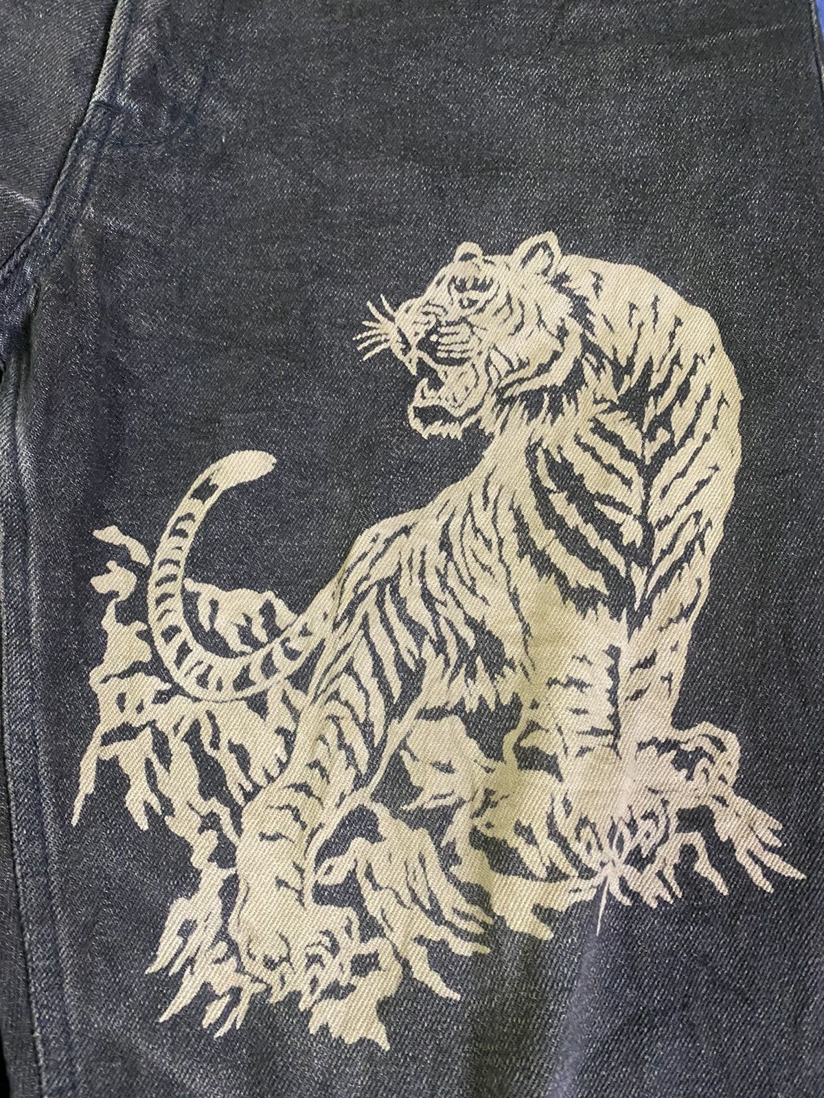 Japanese Brand × PPFM × Vintage Jeans PPFM Tiger motif Rare 📸 Size US 32 / EU 48 - 7 Thumbnail