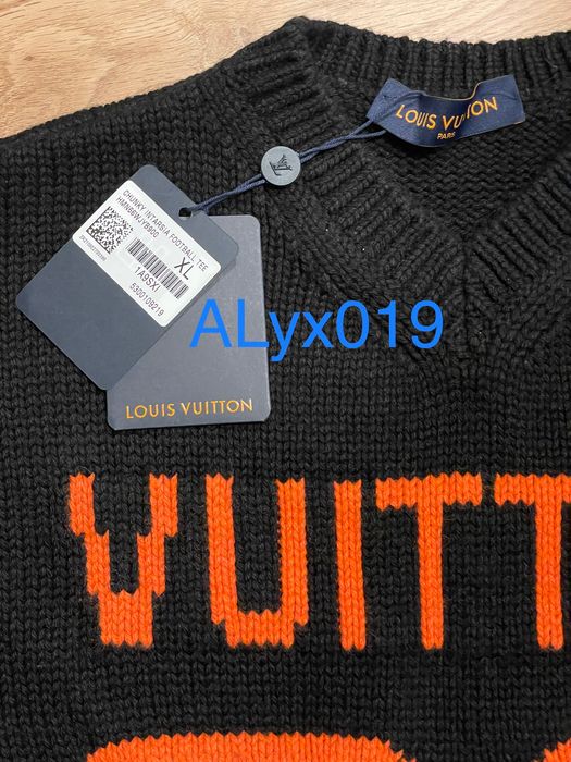 Louis Vuitton 2022-23FW Intarsia Football T-Shirt (1A9TAX)