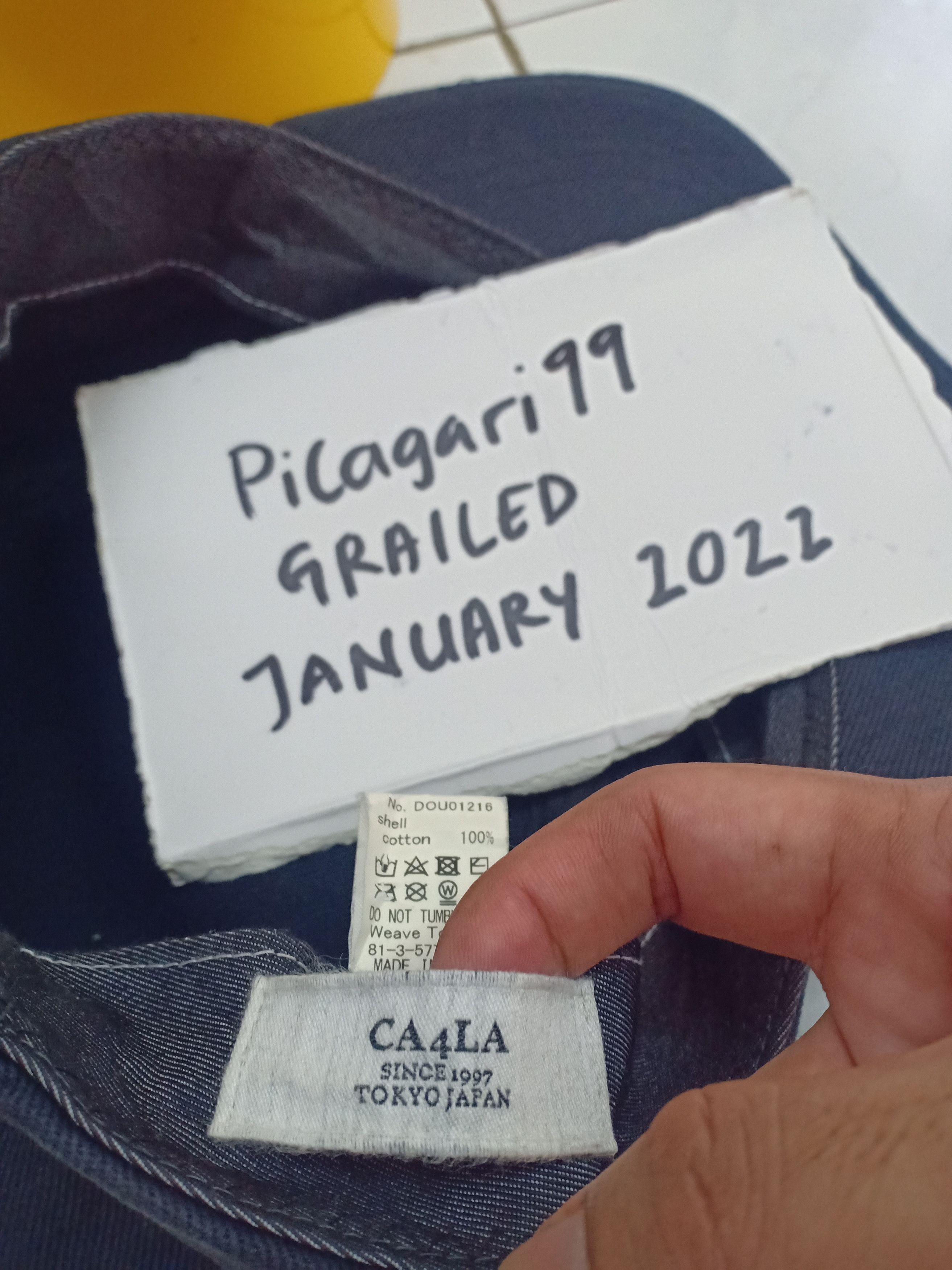 CA4LA × Japanese Brand Rare!!! Vintage Ca4la Army Cap Design Size ONE SIZE - 12 Thumbnail