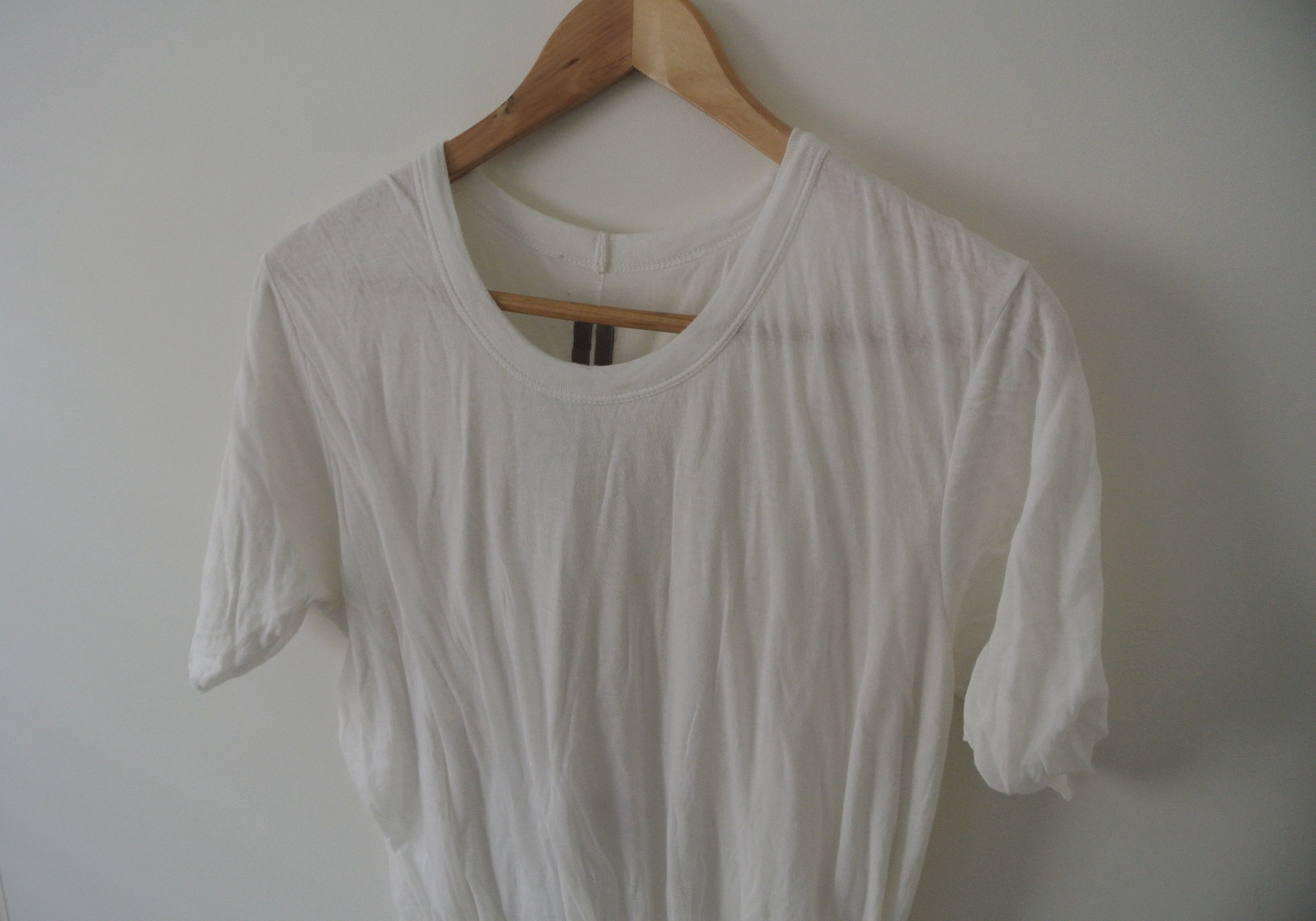 Rick Owens /UC Milk Double Layer Tee | Grailed