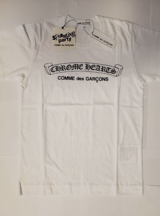 Chrome Hearts CDG x CH Logo T-shirt Tee | Grailed