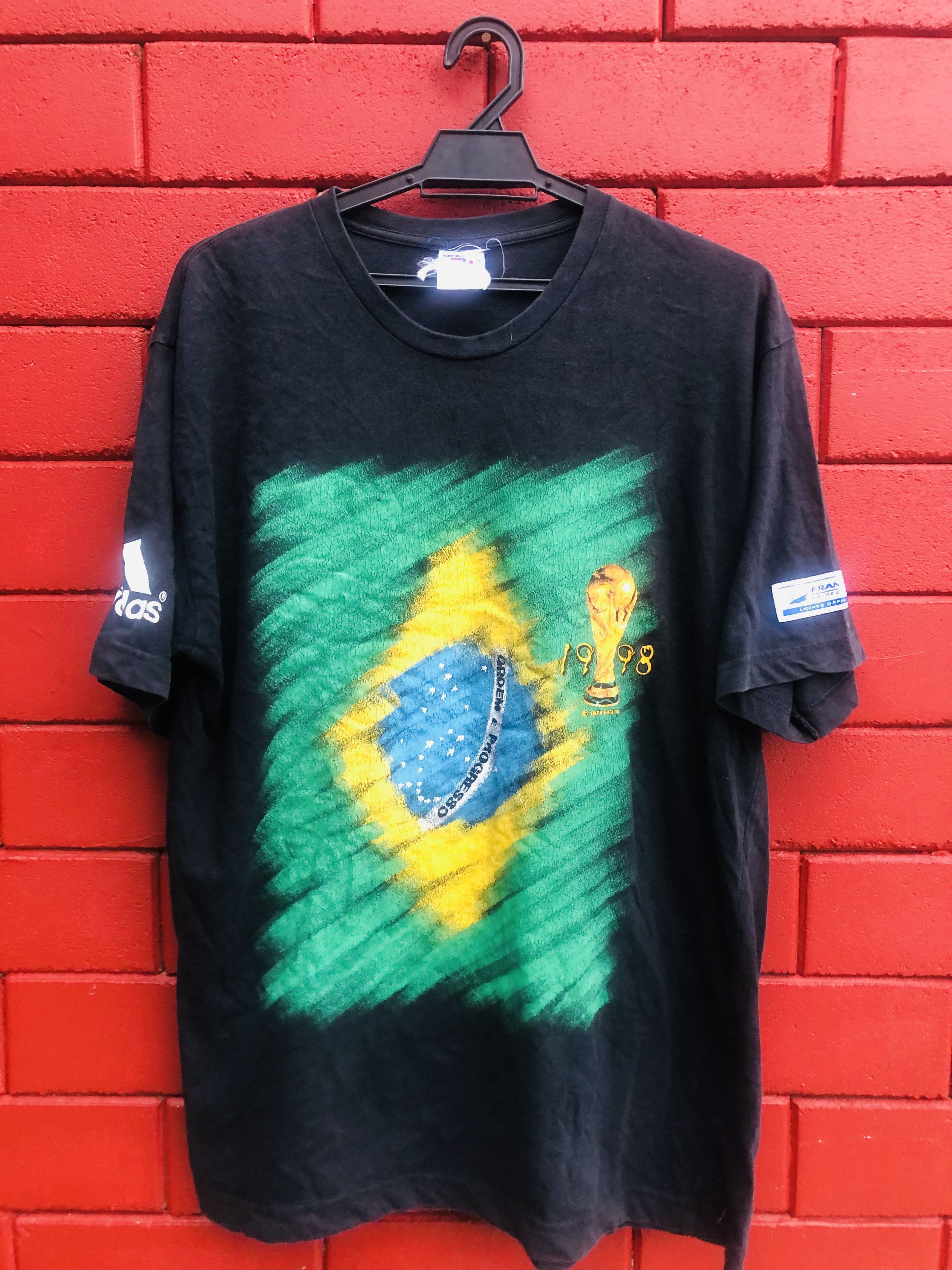 Vintage Vintage Brazil 1998 World Cup Streetwear Fashion Style Size US L / EU 52-54 / 3 - 1 Preview