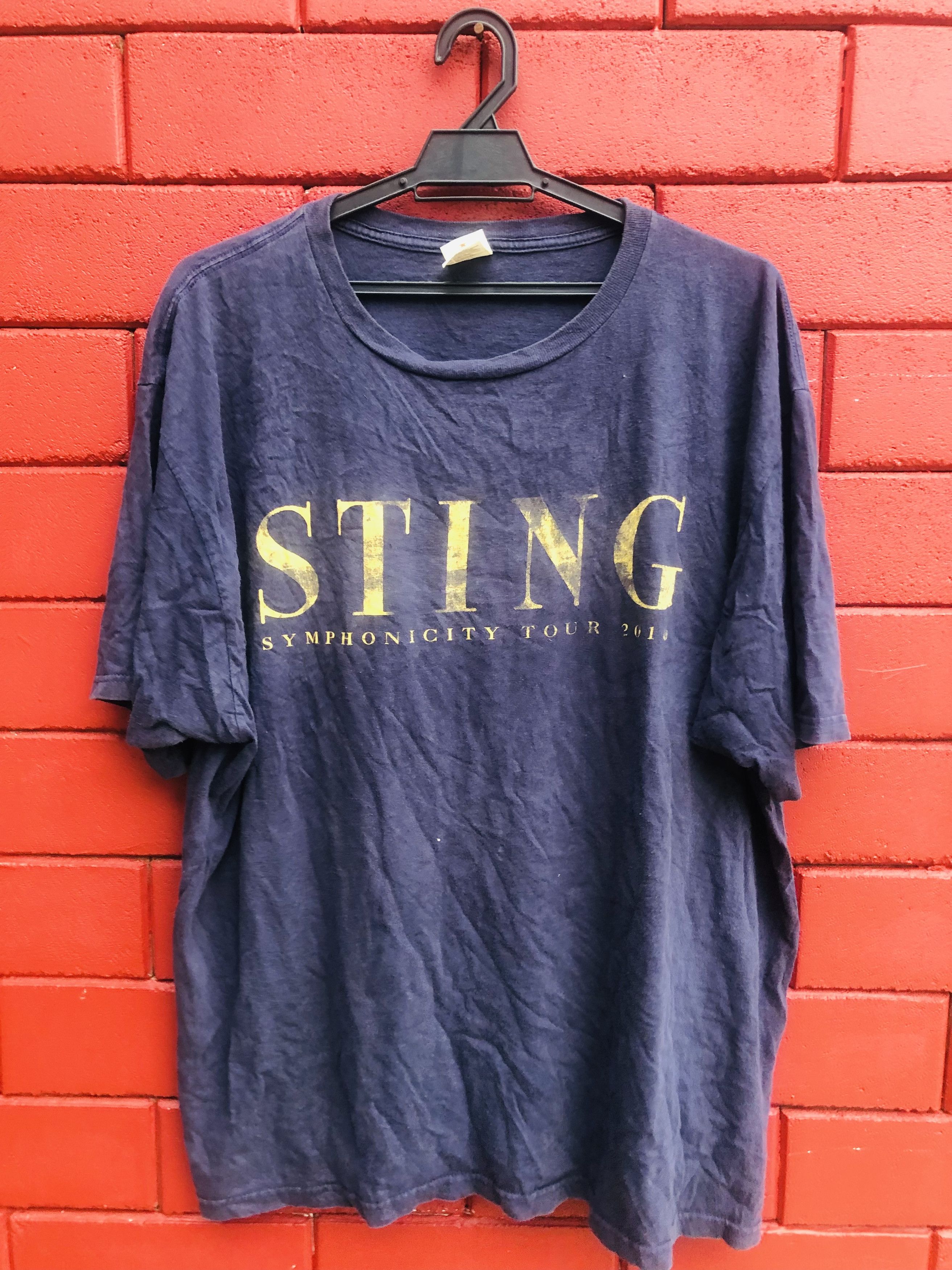 Band Tees Vintage Sting Band Music Fashion Style Shirt Size US XL / EU 56 / 4 - 1 Thumbnail
