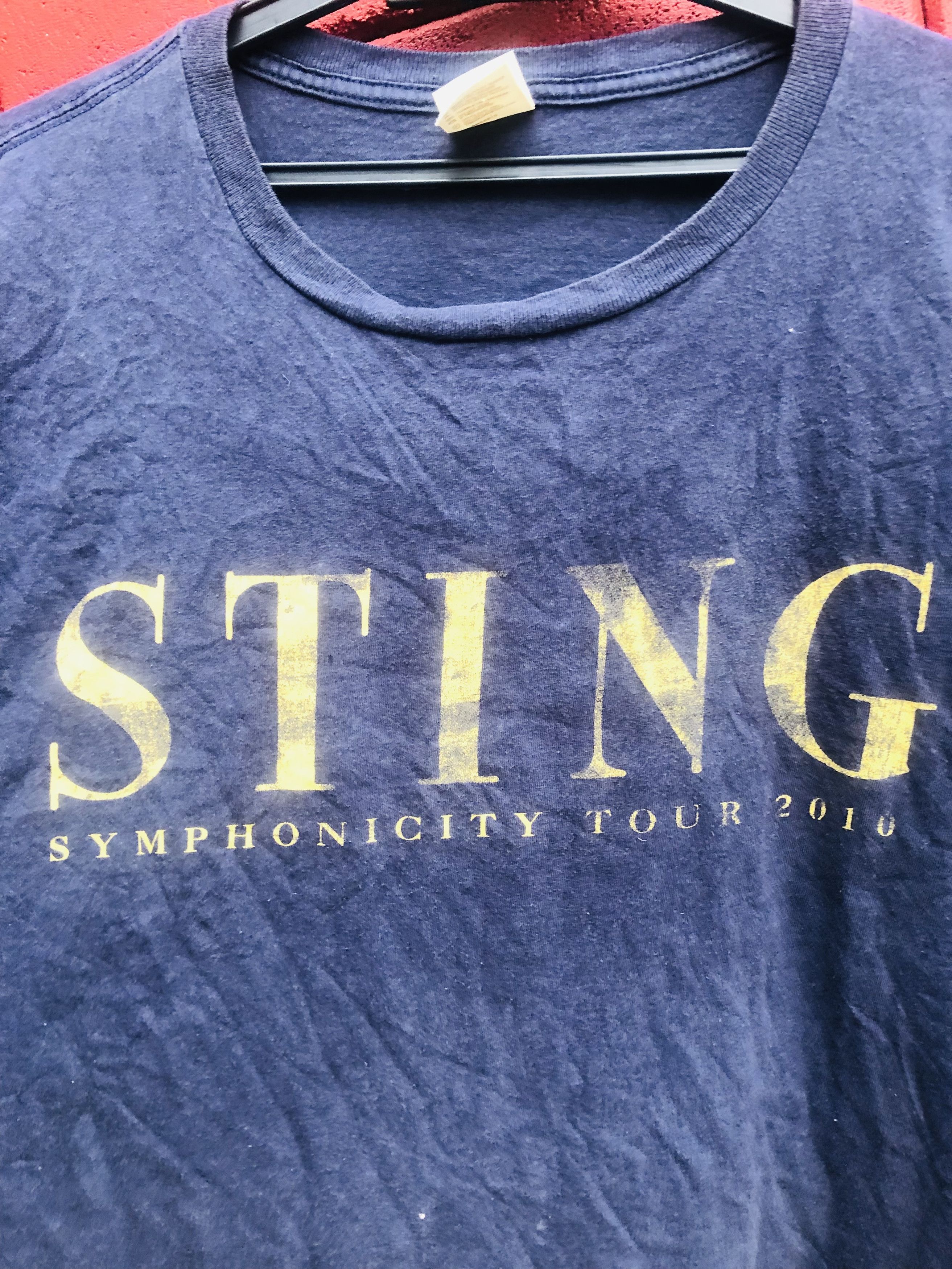 Band Tees Vintage Sting Band Music Fashion Style Shirt Size US XL / EU 56 / 4 - 5 Thumbnail