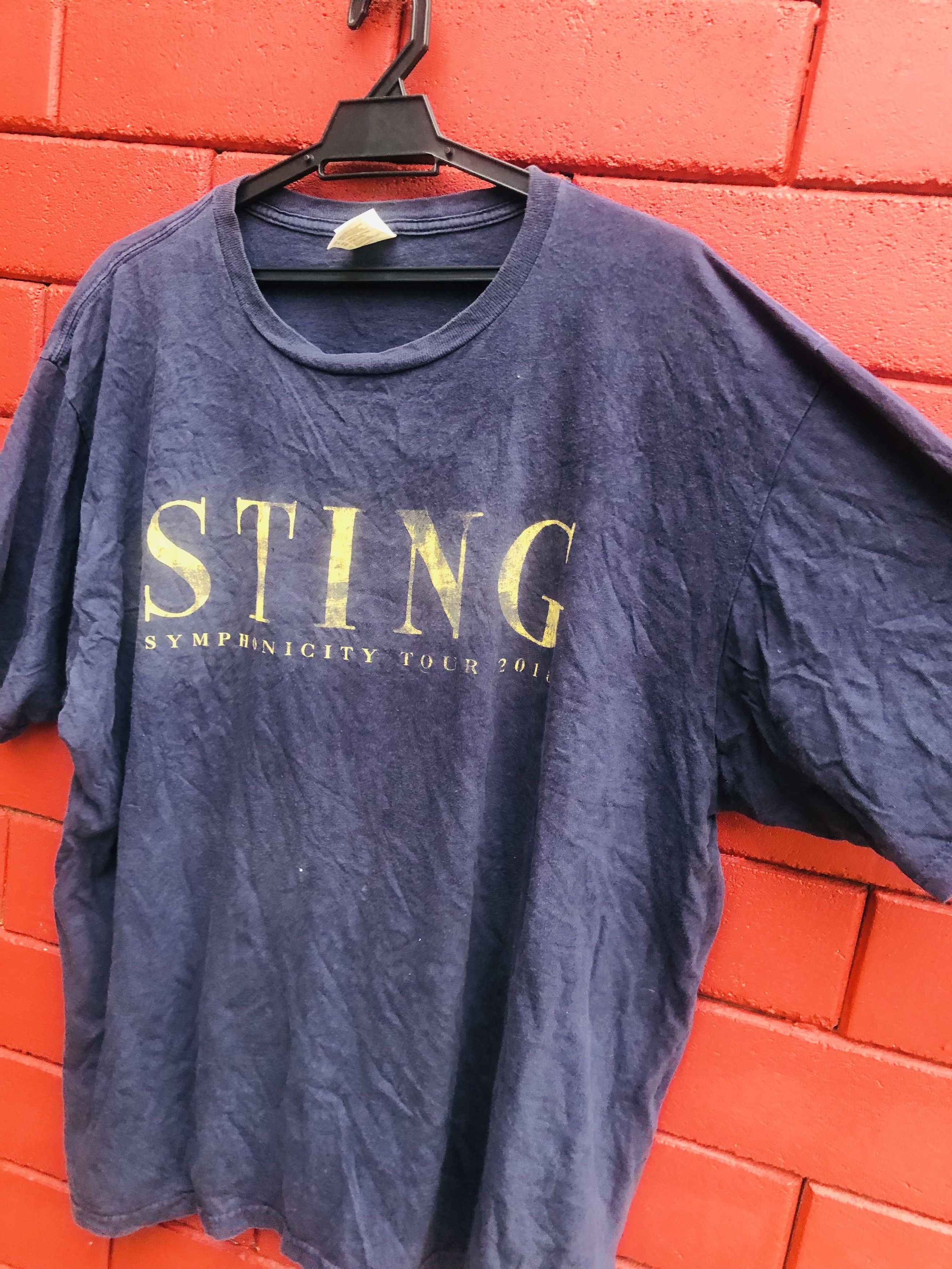 Band Tees Vintage Sting Band Music Fashion Style Shirt Size US XL / EU 56 / 4 - 4 Thumbnail