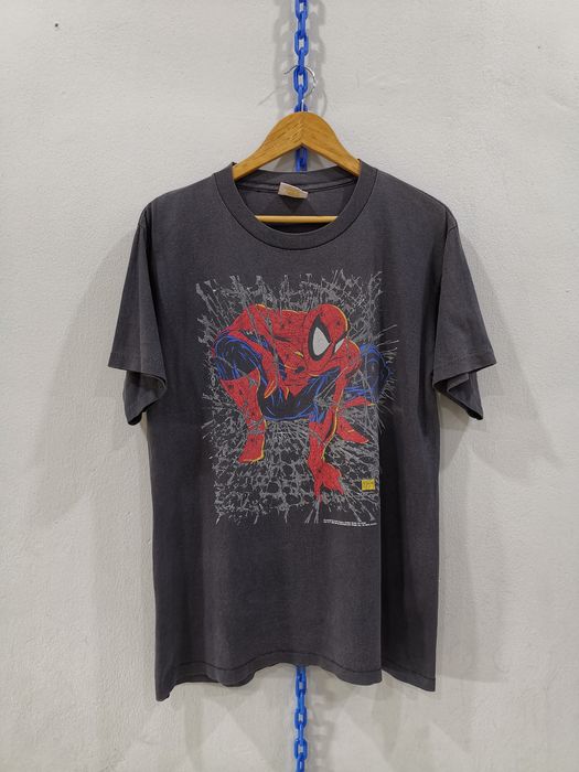 Maglietta Uomo Marvel Spiderman - Comic Style - Classica E Originale