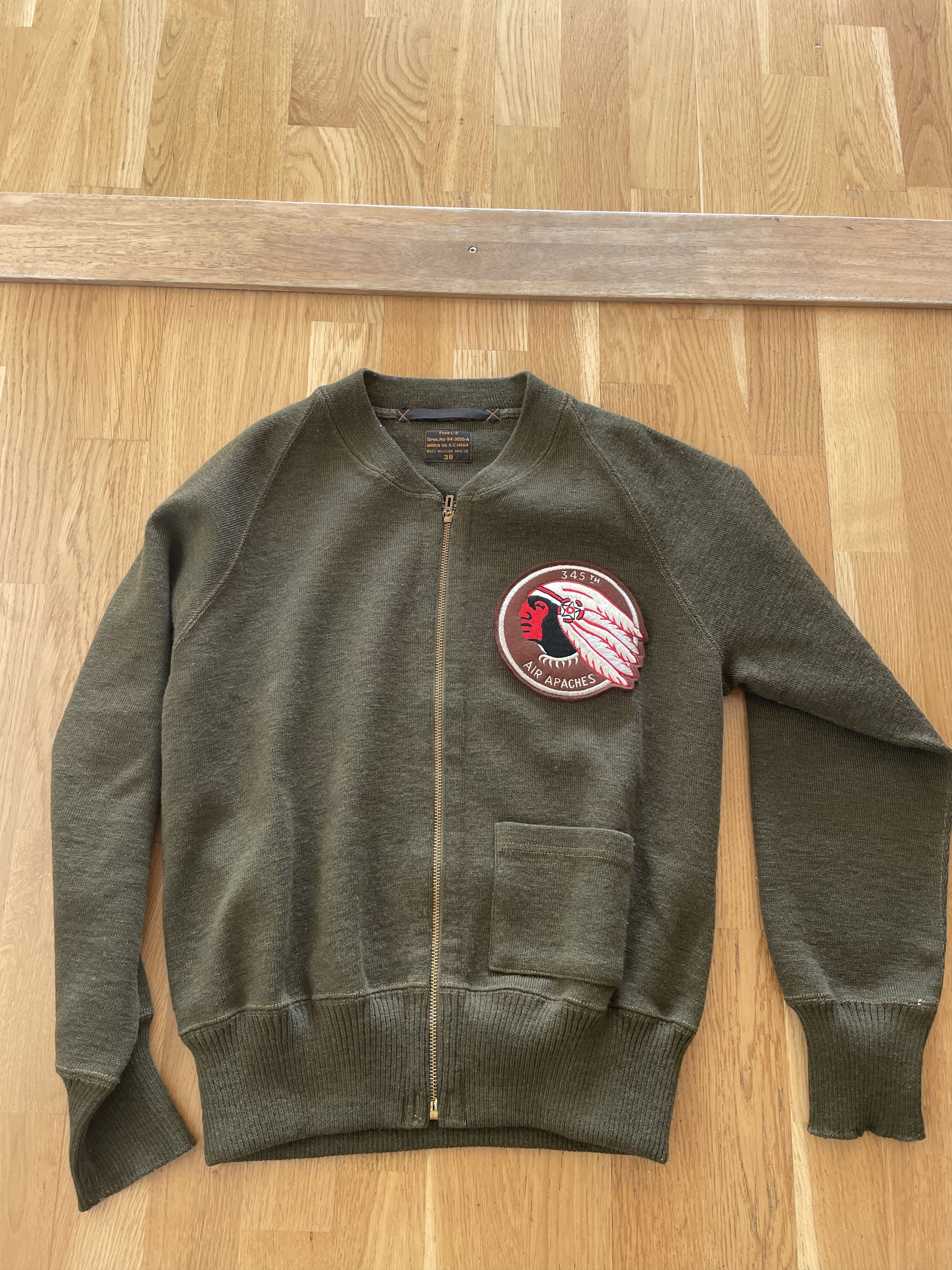 Buzz Rickson's Buzz Rickson’s TYPE C-2 PILOTS ZIP SWEATER | Grailed