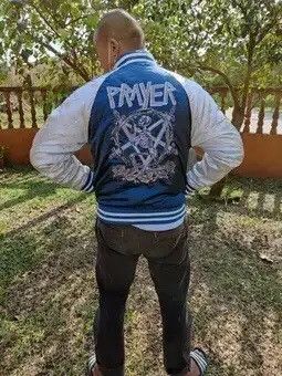 Japanese Brand SUKAJAN SKELETON PRAYER JACKET Size US M / EU 48-50 / 2 - 1 Thumbnail