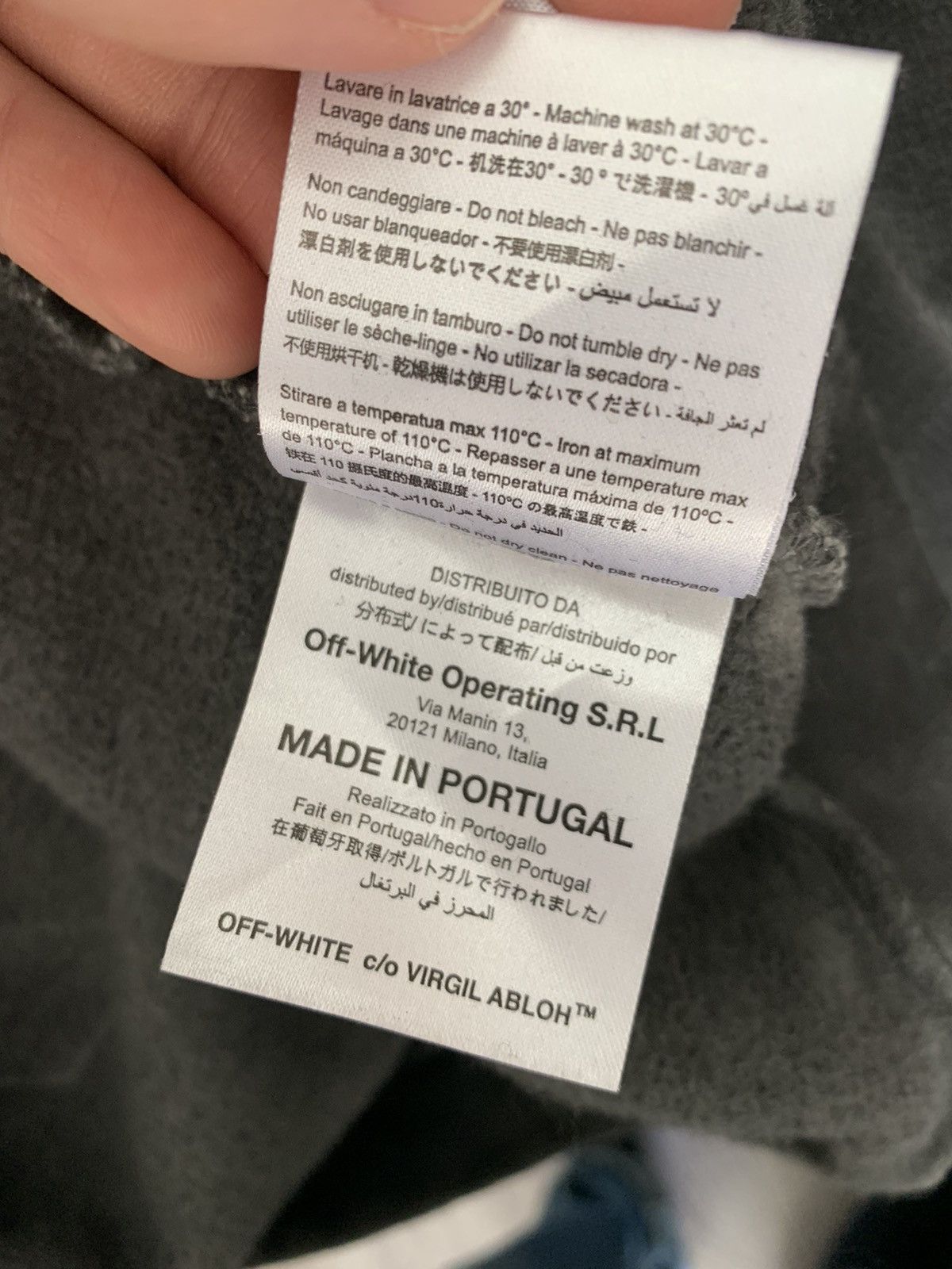 Off-White Off-white oversized half zip hoodie M Size US M / EU 48-50 / 2 - 10 Thumbnail