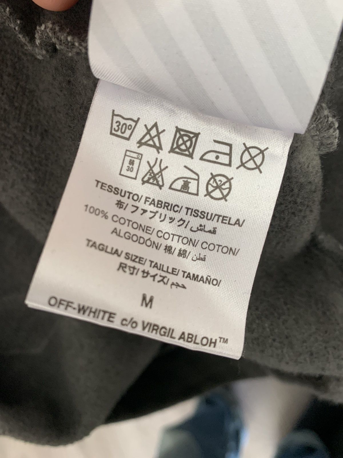 Off-White Off-white oversized half zip hoodie M Size US M / EU 48-50 / 2 - 9 Thumbnail