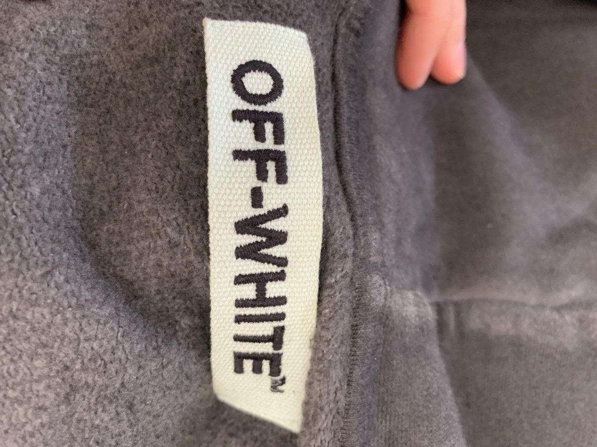 Off-White Off-white oversized half zip hoodie M Size US M / EU 48-50 / 2 - 6 Thumbnail