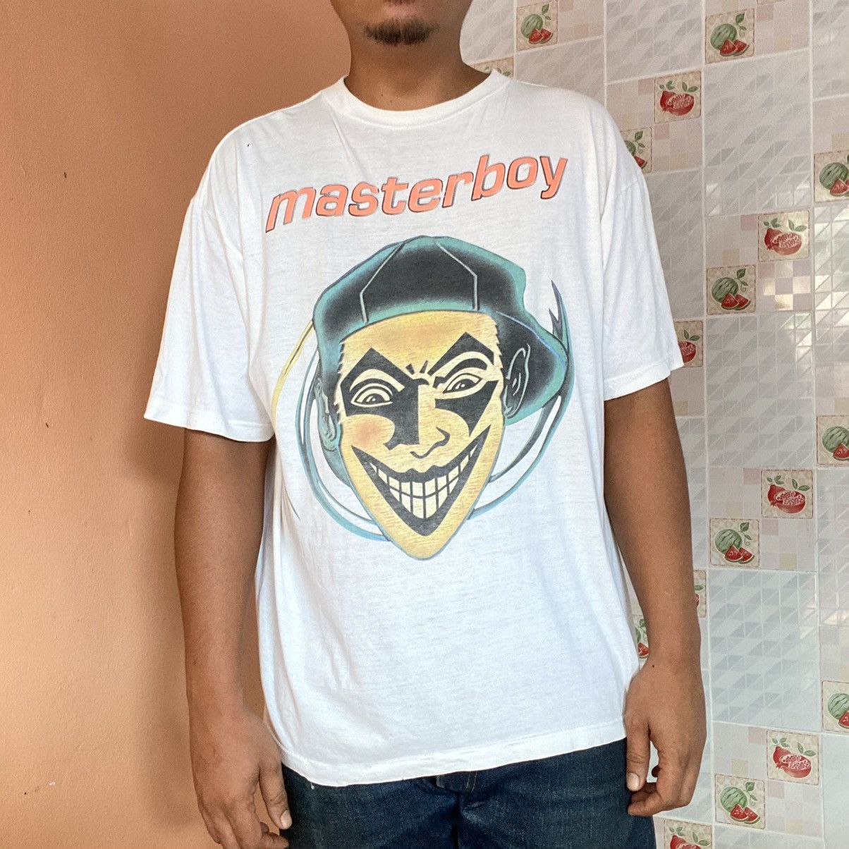 Band Tees × Vintage Rare Vintage 90s Masterboy Size US XL / EU 56 / 4 - 1 Thumbnail