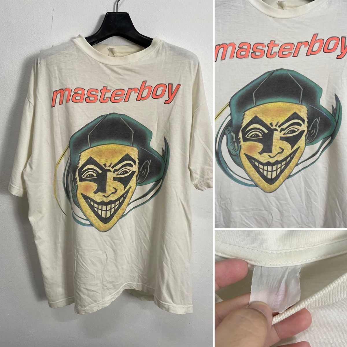 Band Tees × Vintage Rare Vintage 90s Masterboy Size US XL / EU 56 / 4 - 2 Thumbnail