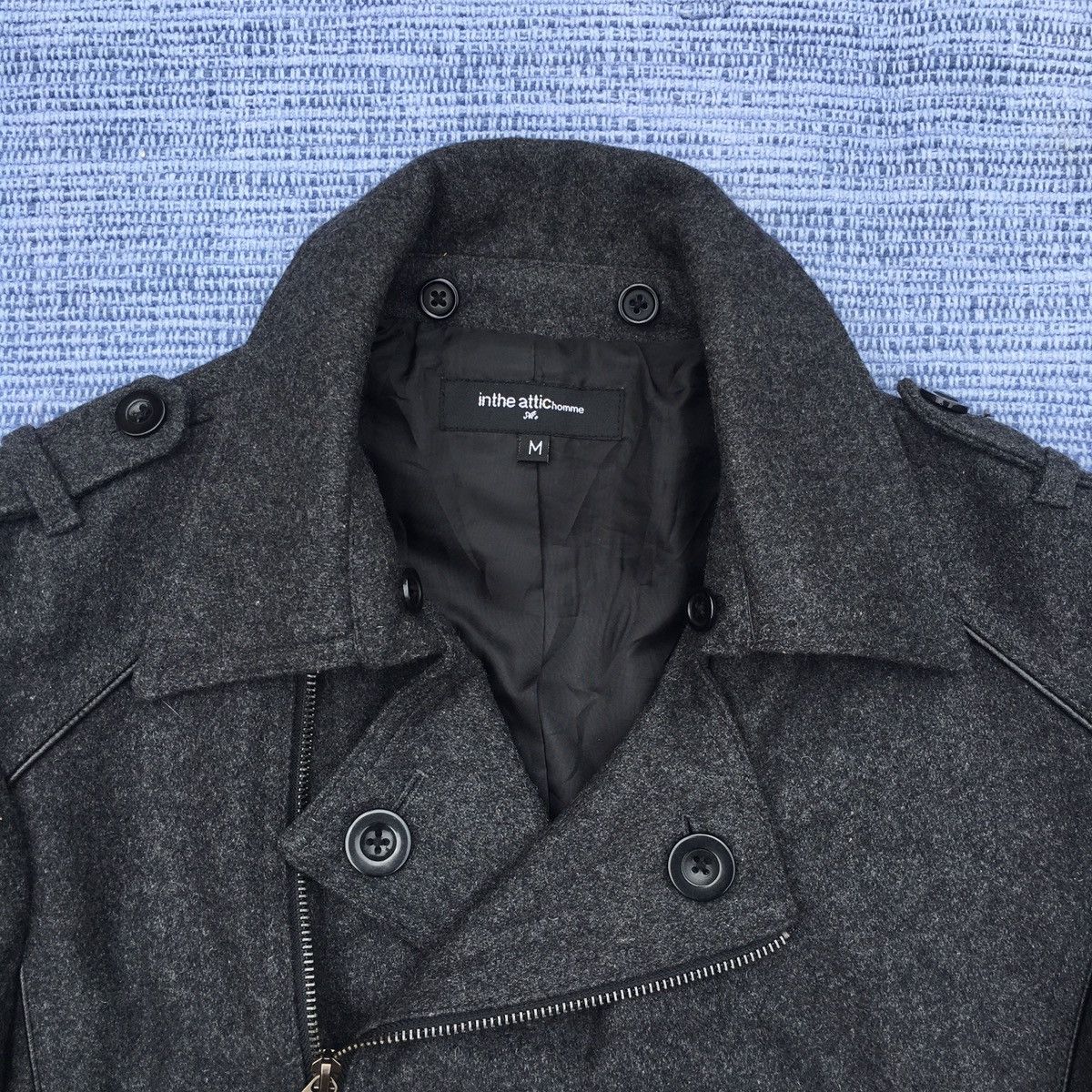 In The Attic × Japanese Brand wool zipper jacket Size US M / EU 48-50 / 2 - 3 Thumbnail