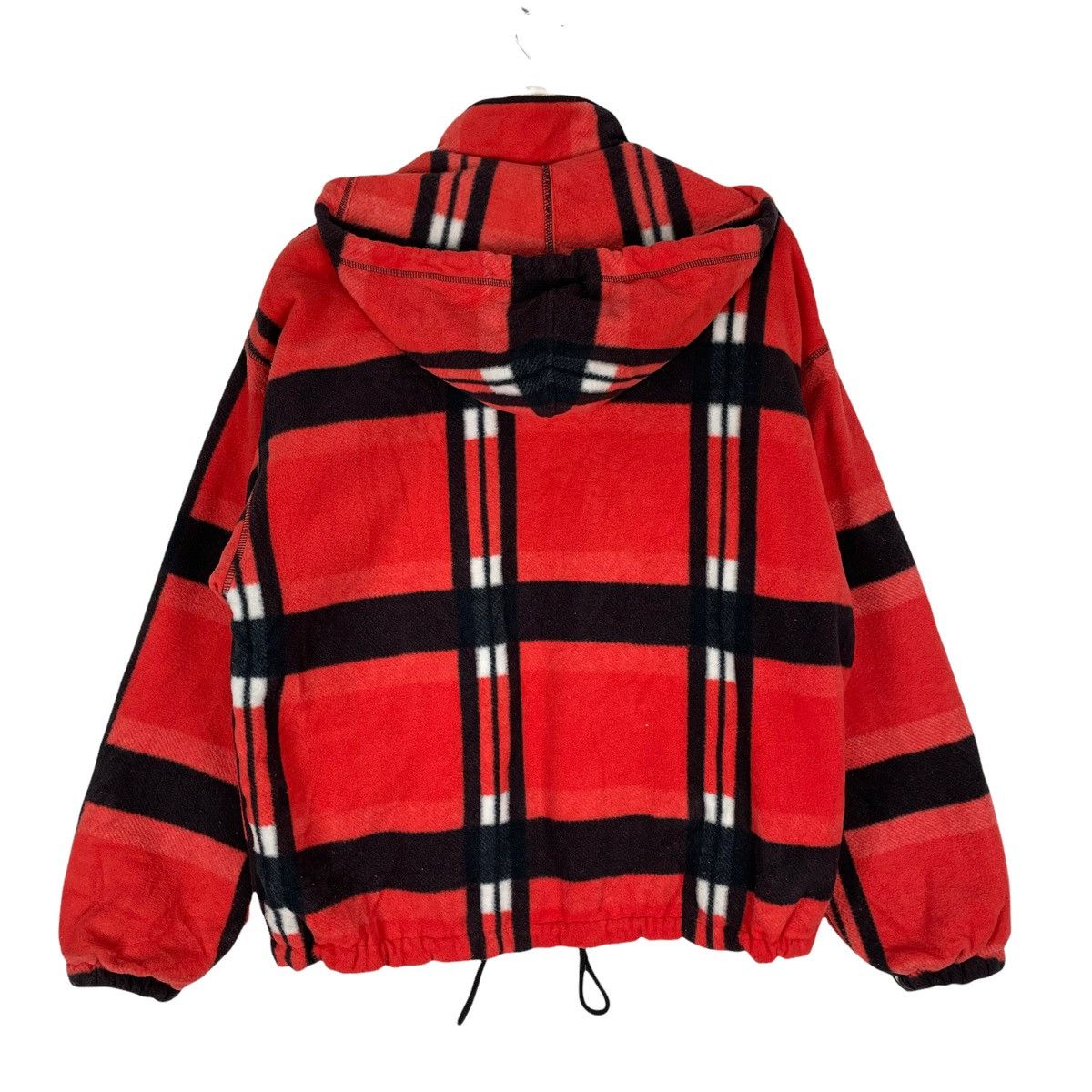 Japanese Brand 🌟MODERN BASIC FLEECE HOODIE TARTAN ZIP JACKET Size US S / EU 44-46 / 1 - 9 Thumbnail