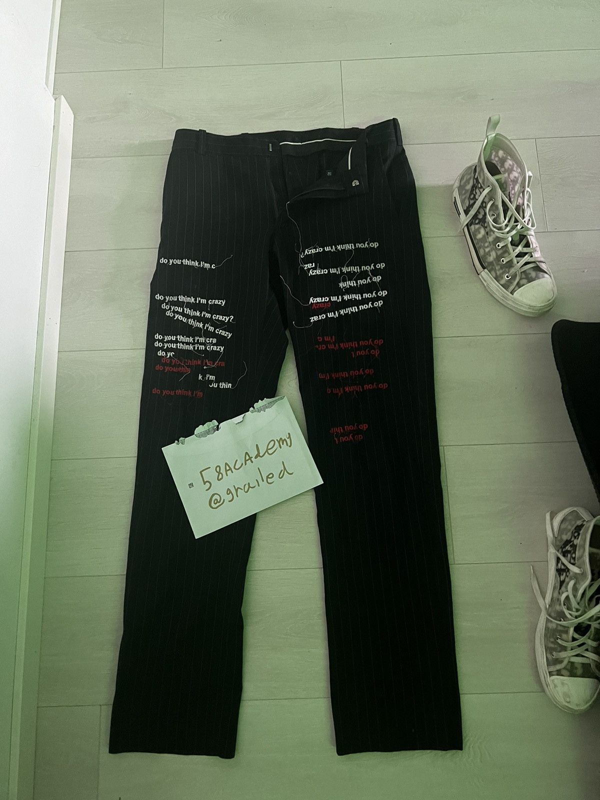 image of Ev Bravado Do You Still Think Im Crazy in Black, Men's (Size 32)
