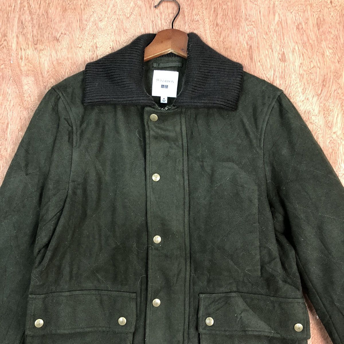 JW Anderson × Uniqlo Uniqlo J.W.Anderson Quilted Wool Blended Parka Jacket Size US M / EU 48-50 / 2 - 2 Thumbnail