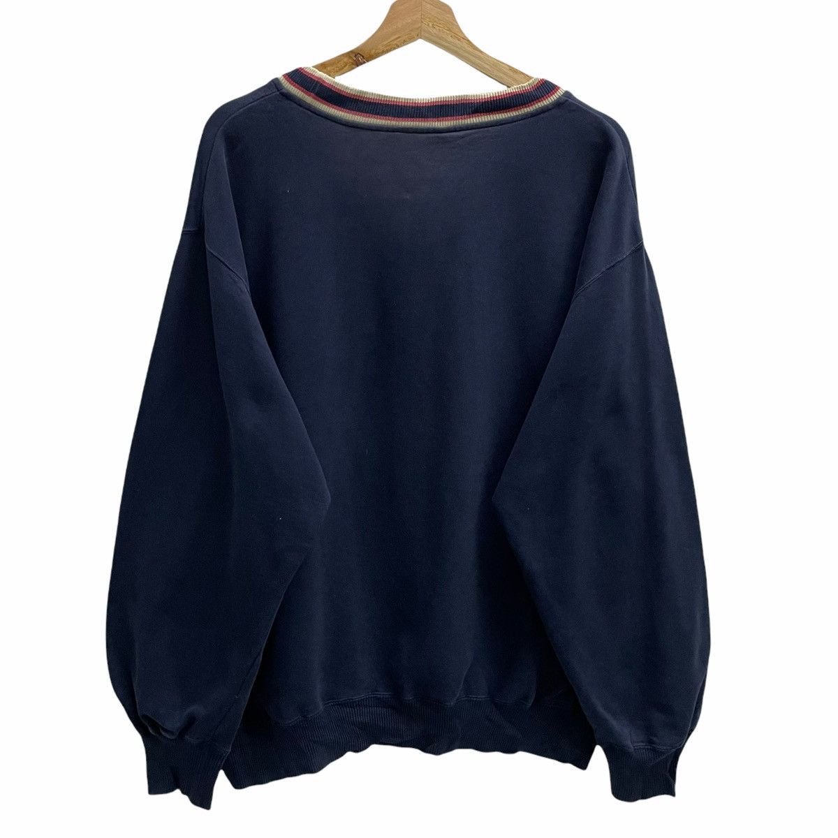 Lacoste × Vintage 💥 Lacoste Crewneck Big Spellout Sweatshirt Size US M / EU 48-50 / 2 - 5 Thumbnail