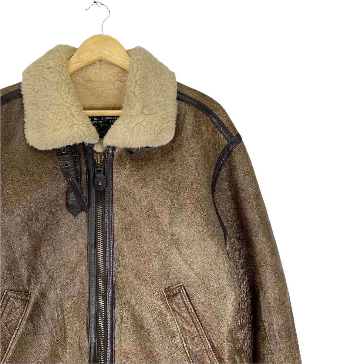 Genuine Leather ❄️MILITARY CLOTHING TYPE B3 LEATHER JACKET Size US M / EU 48-50 / 2 - 3 Thumbnail