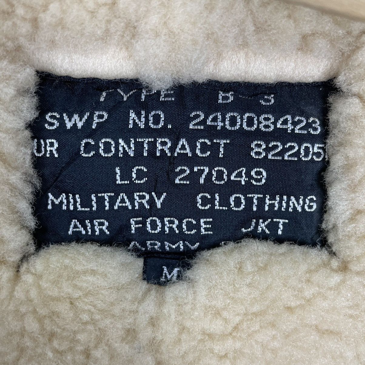 Genuine Leather ❄️MILITARY CLOTHING TYPE B3 LEATHER JACKET Size US M / EU 48-50 / 2 - 11 Thumbnail