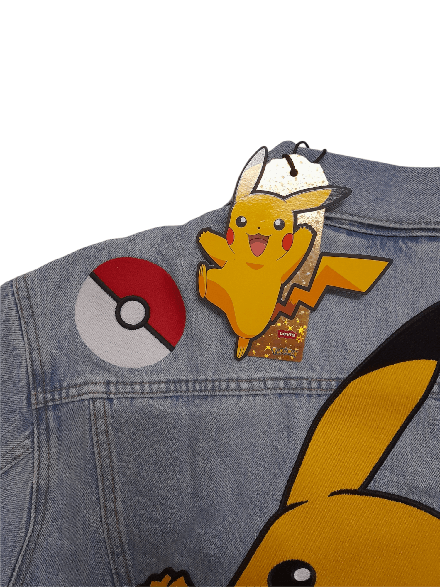 Levi's × Pokemon Levis Big E x Pokemon Anime Trucker Denim Jacket (D773A) Size US L / EU 52-54 / 3 - 3 Thumbnail