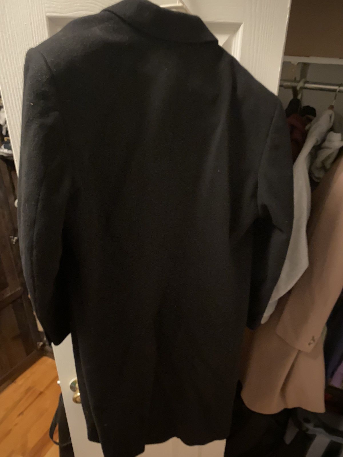 Vintage Black Trench Coat Size US L / EU 52-54 / 3 - 2 Thumbnail