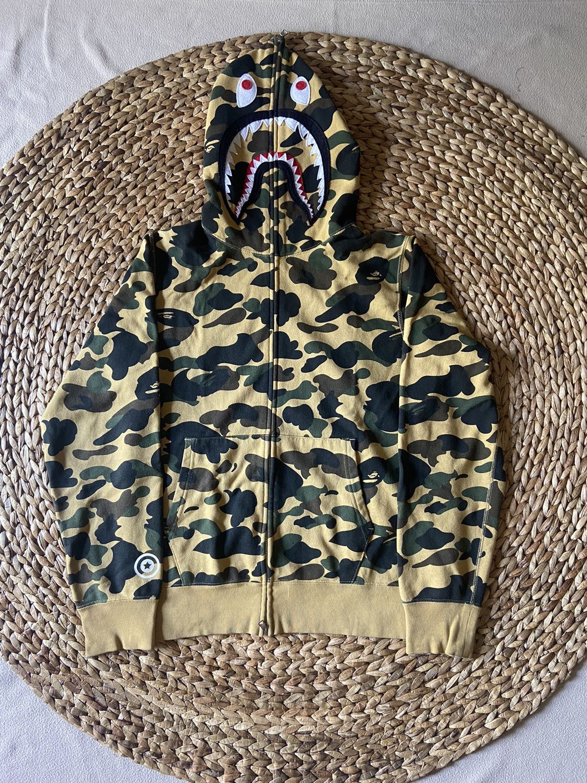 1st camo shark full zip hoodie best sale