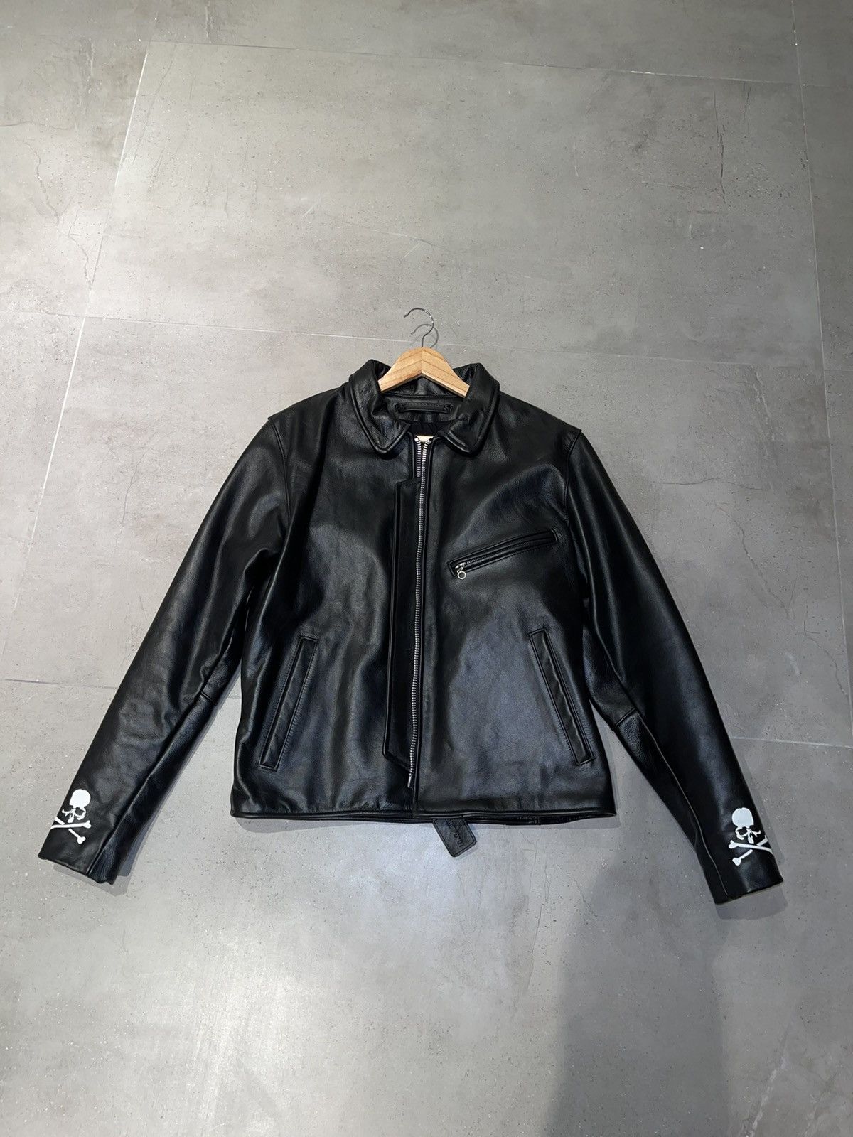 STUSSY× Schott Classic Truck Jacket-