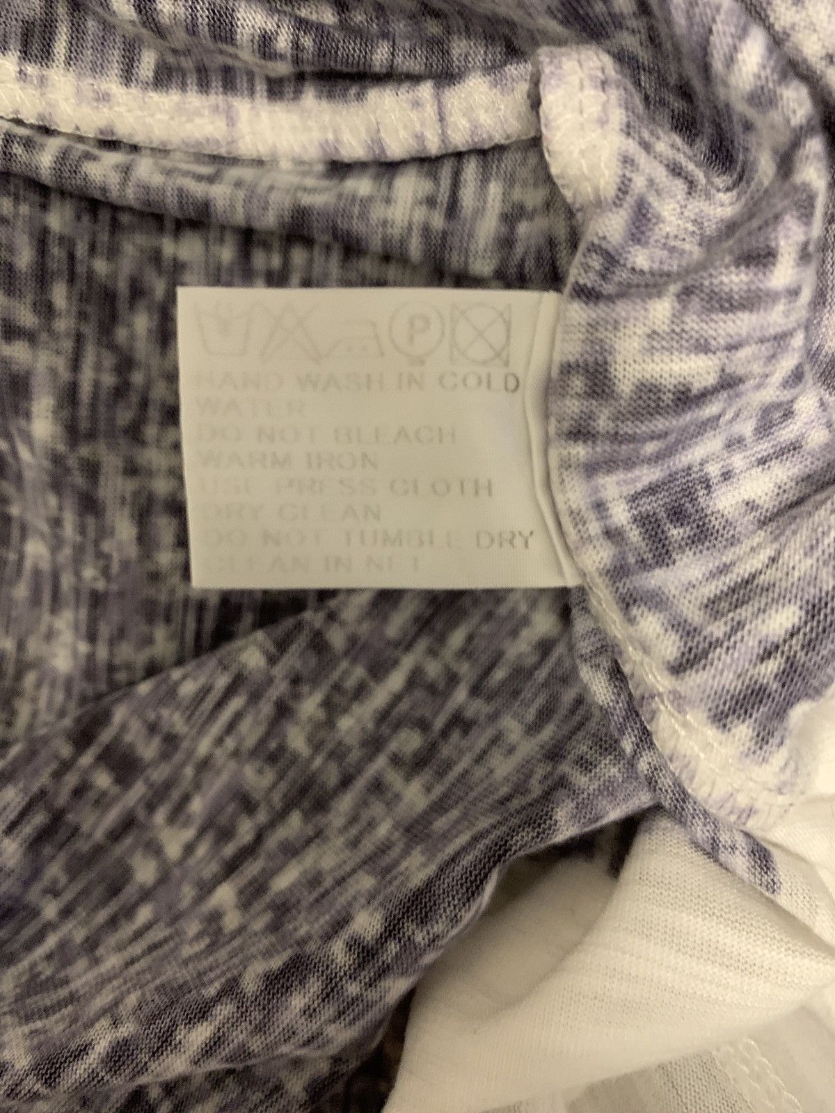Issey Miyake Printed t-shirt with abstract check Size US L / EU 52-54 / 3 - 7 Thumbnail