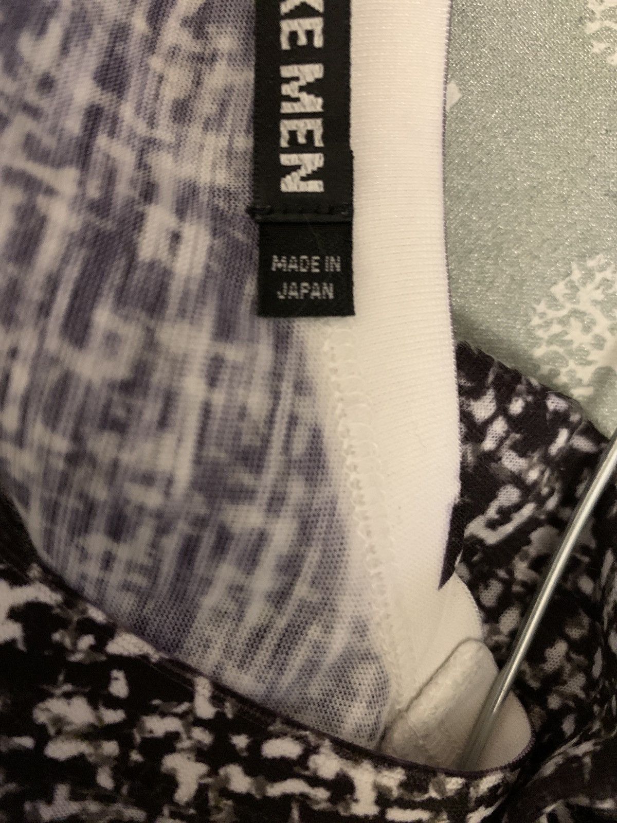 Issey Miyake Printed t-shirt with abstract check Size US L / EU 52-54 / 3 - 6 Thumbnail