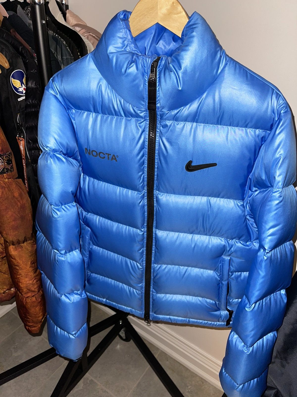 Nike Nocta Puffer Jacket Blue Friends and Family Grailed