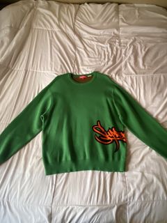 Supreme Tag Logo Sweater Grailed