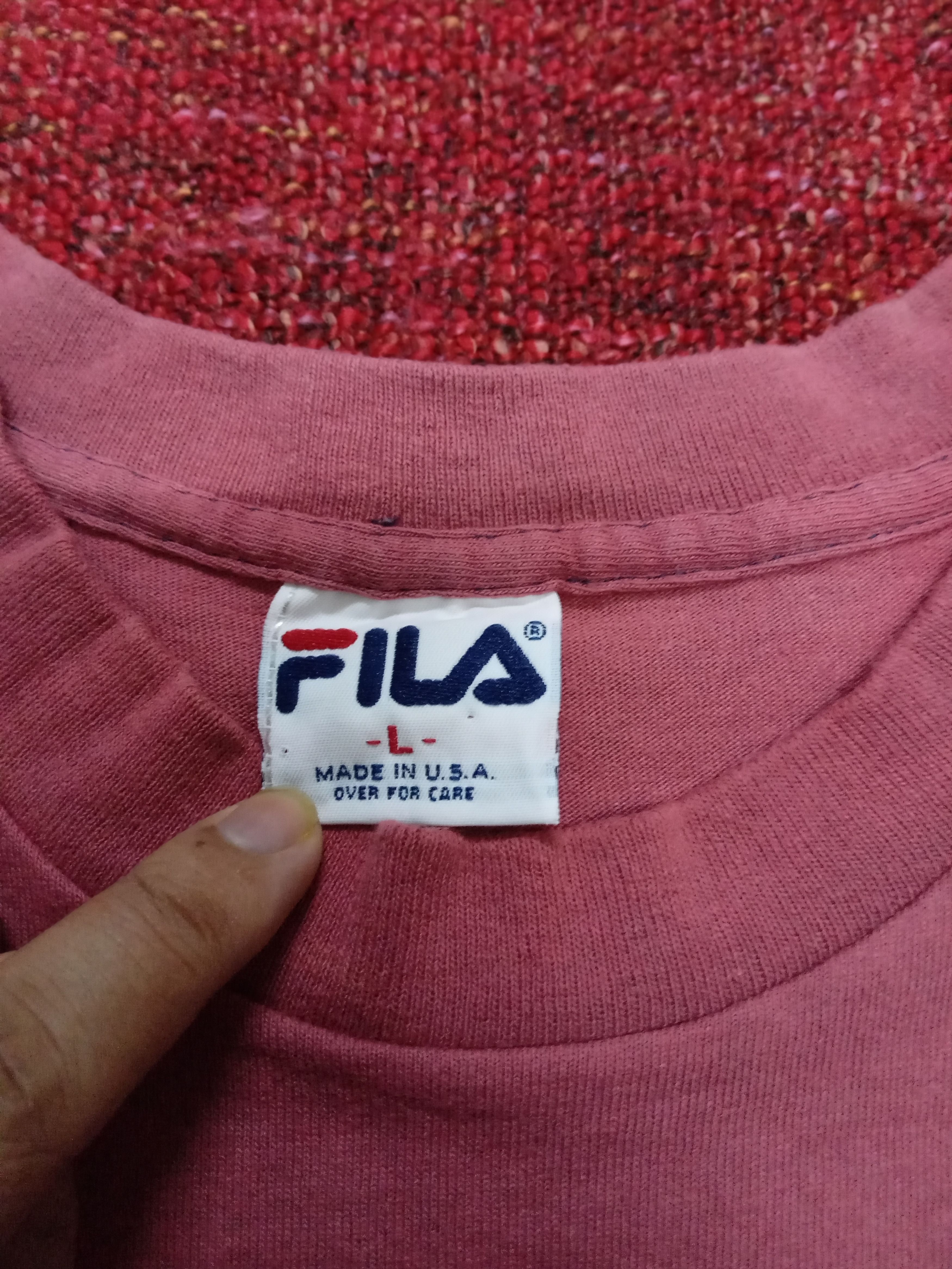NBA Vintage 90s Grant Hill Fila Basketball Tee Bleach Size US L / EU 52-54 / 3 - 4 Thumbnail