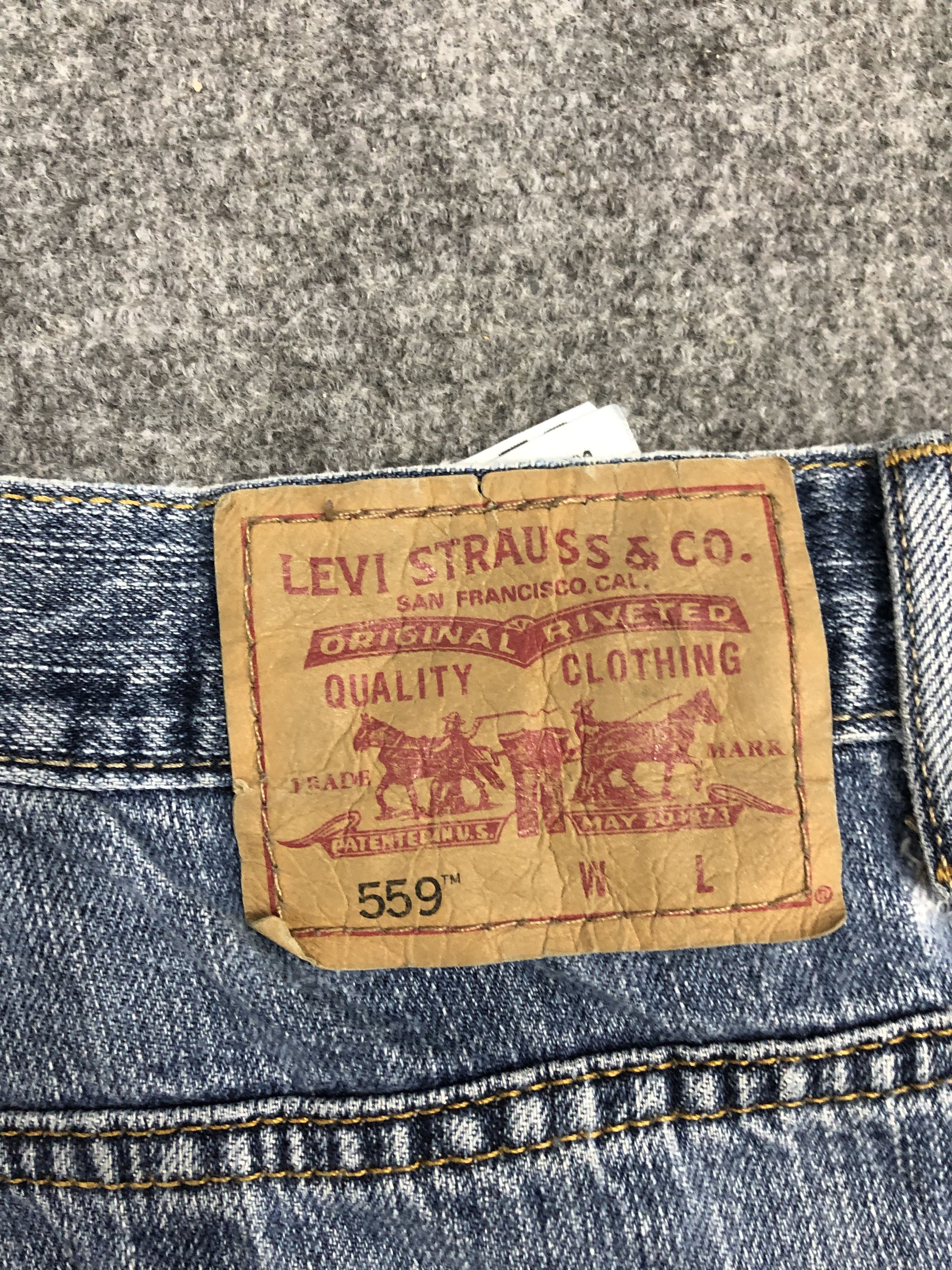 Levi's Vintage Levis 559 Denim DP1230 Size US 44 / EU 60 - 4 Thumbnail