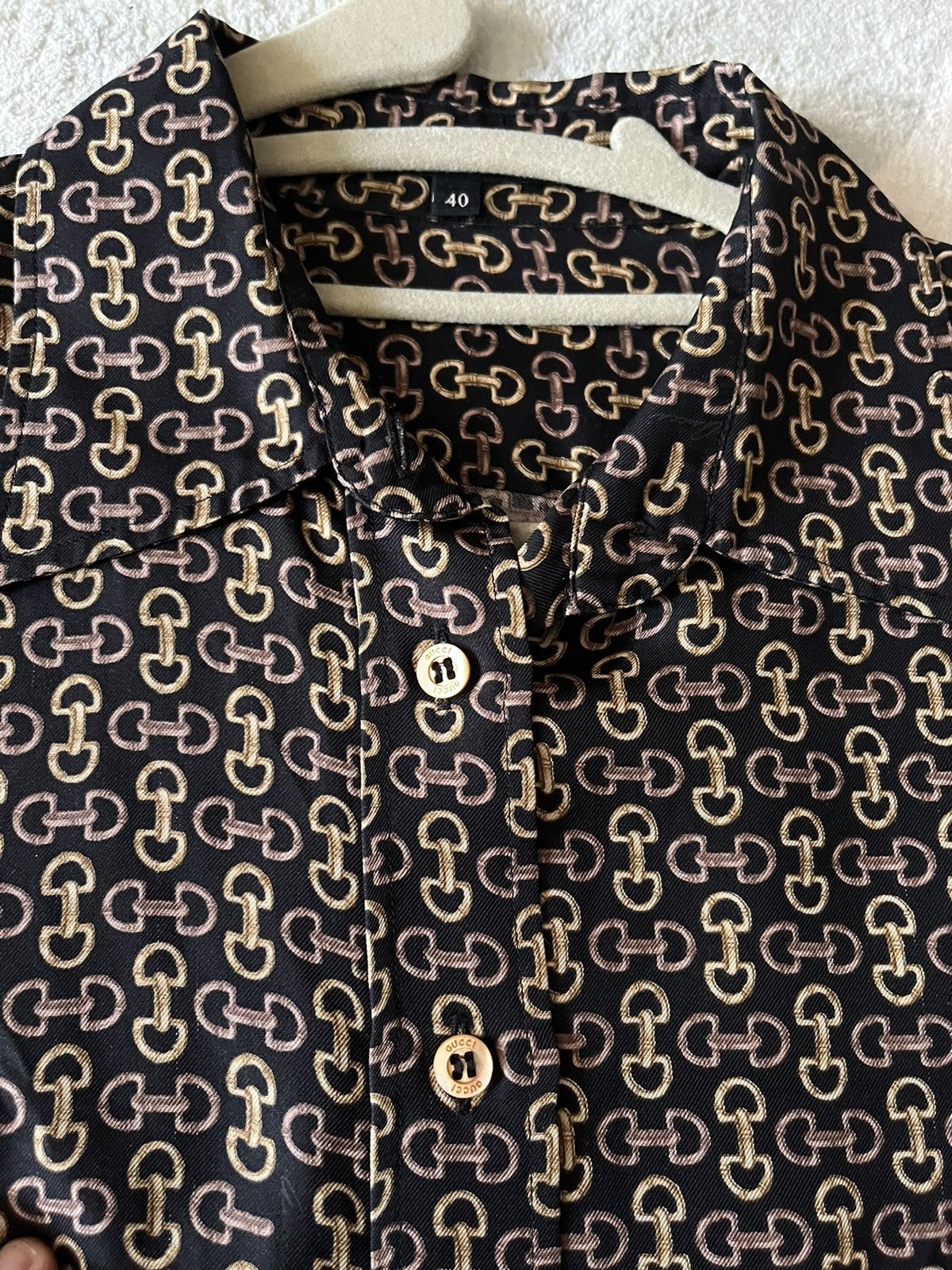 Gucci Gucci Silk Dress shirt Size 40S - 3 Thumbnail