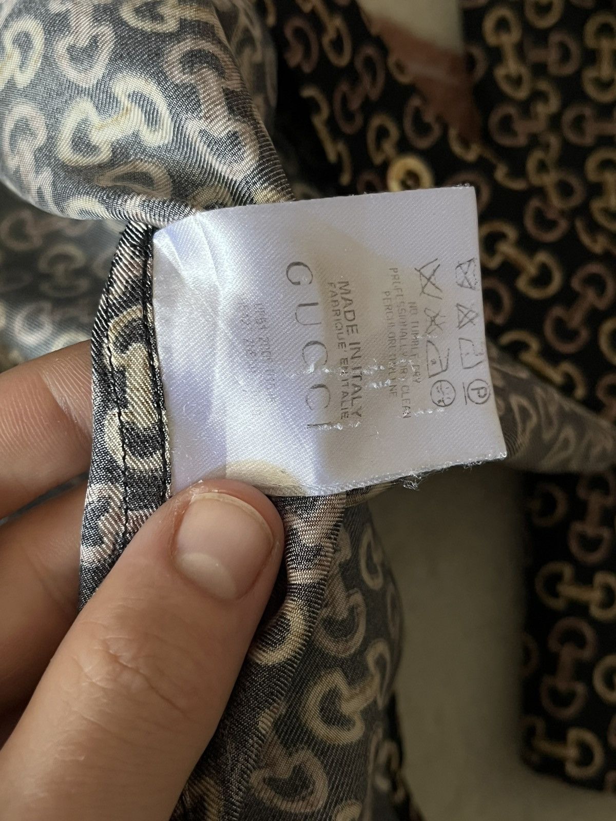 Gucci Gucci Silk Dress shirt Size 40S - 7 Thumbnail